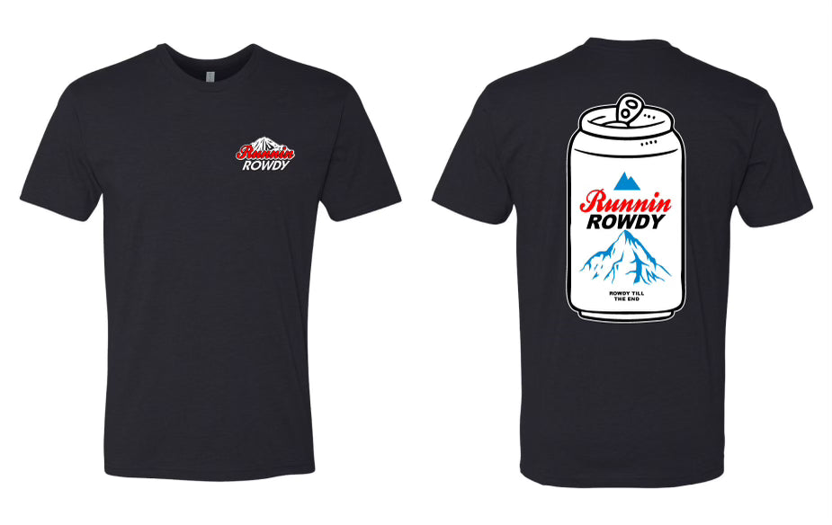 Runnin Rowdy Beer Can design