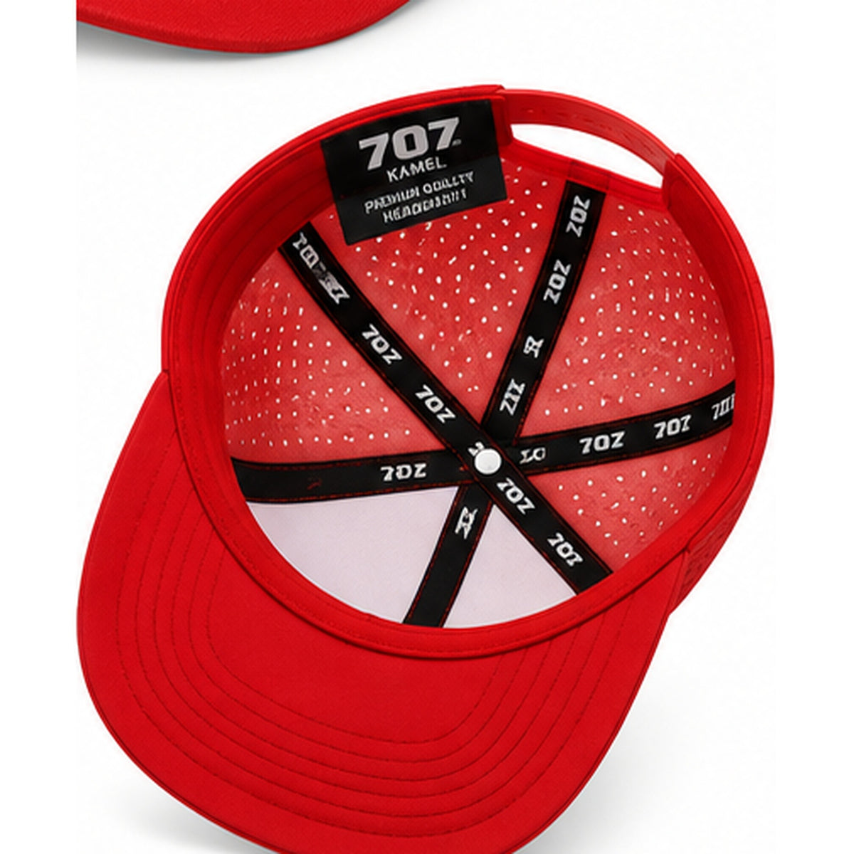 Runnin Rowdy Drip 707 Snapback – Red