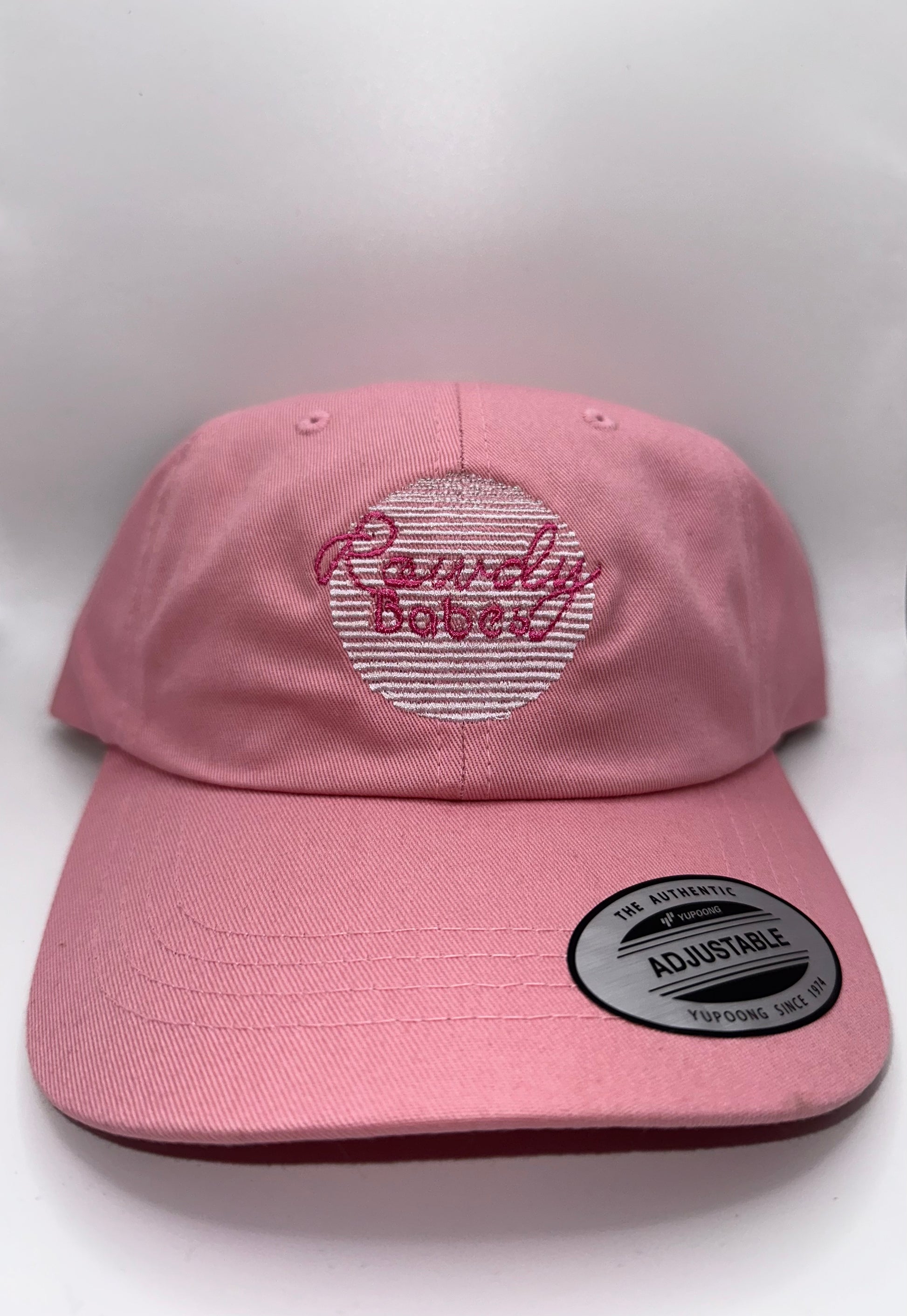 Pink Rowdy Babes baseball style hat