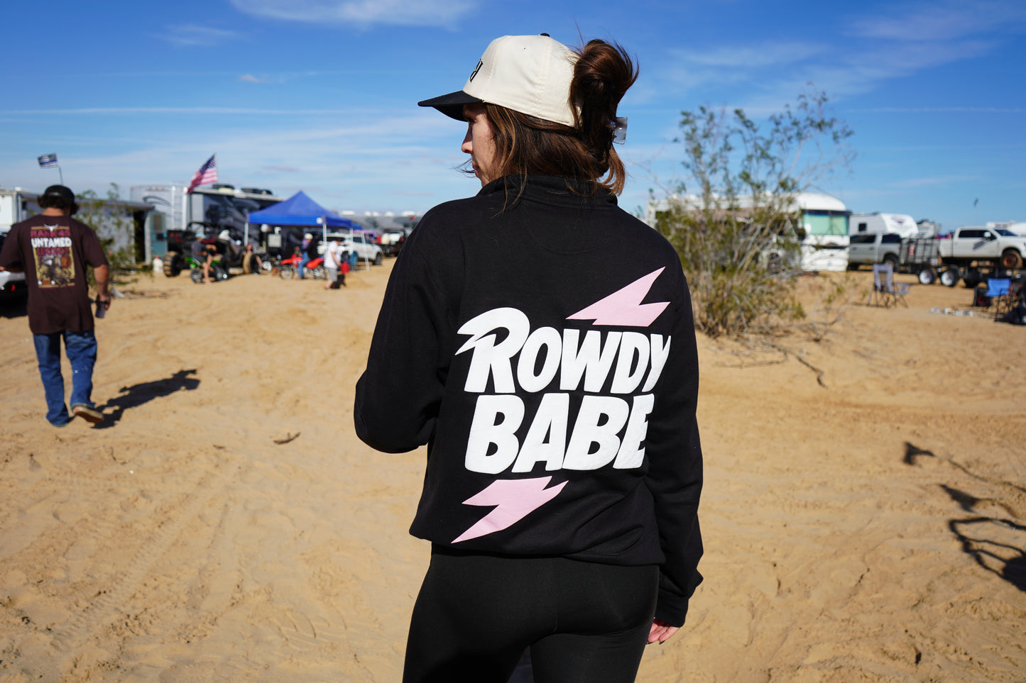 Runnin Rowdy Babe Quarter Zip