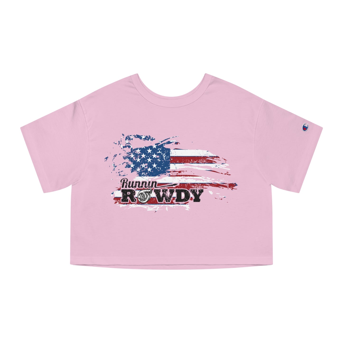 American Flag Women's Heritage Cropped T-Shirt