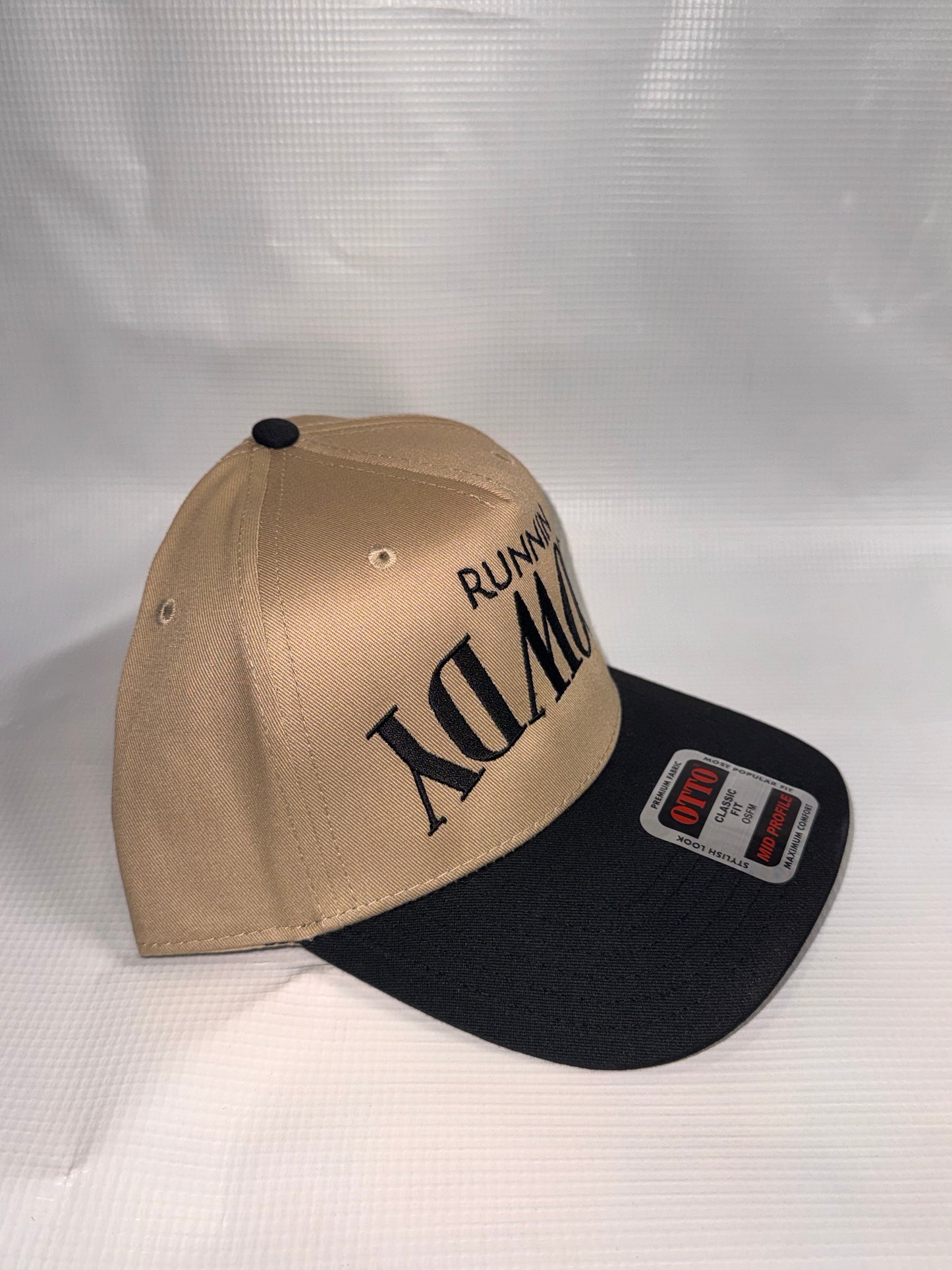 Runnin Rowdy Upside Down Tan Hat