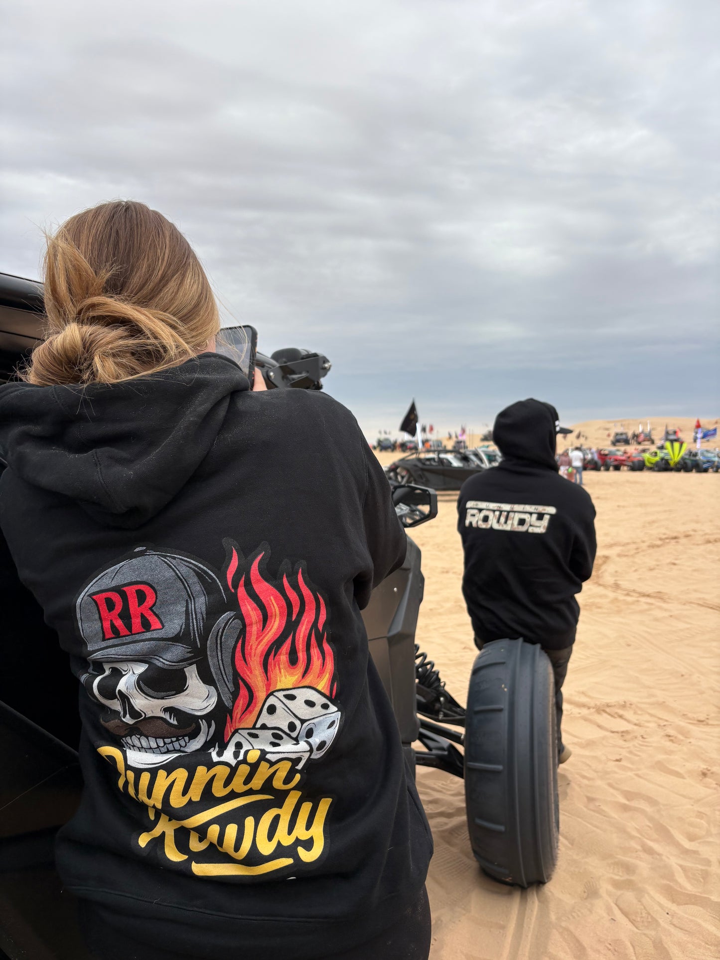 Runnin Rowdy Skull N Dice Hoodie