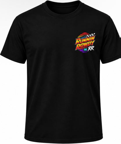 Runnin Rowdy Retro Raceway Tee