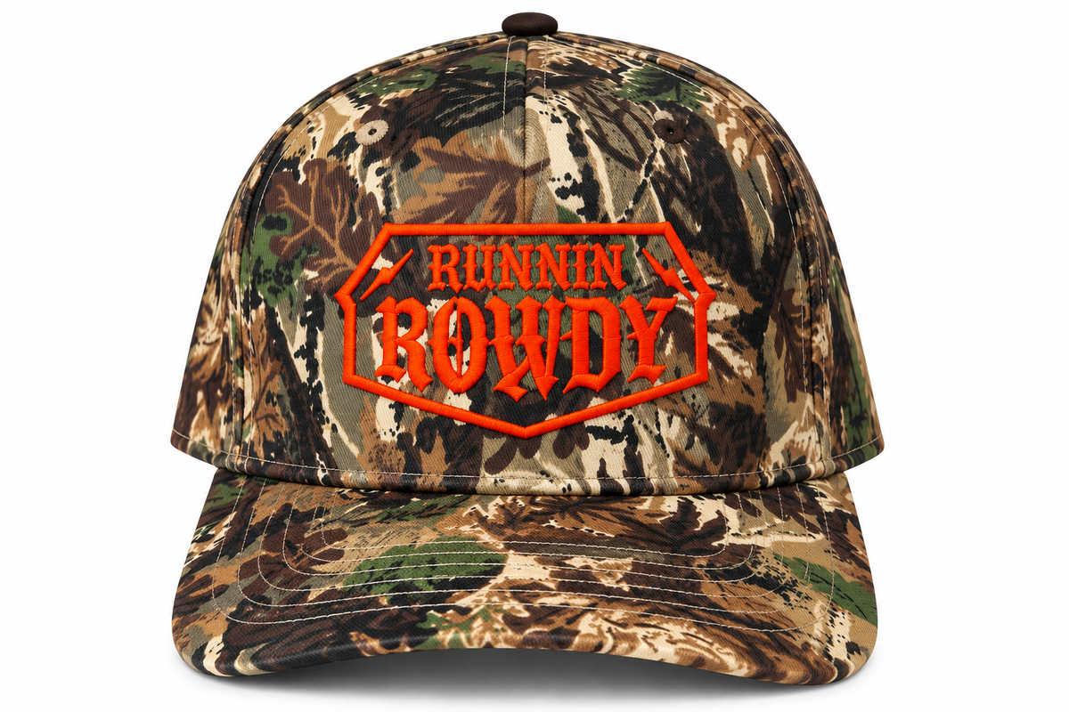 Runnin Rowdy Camo Hat