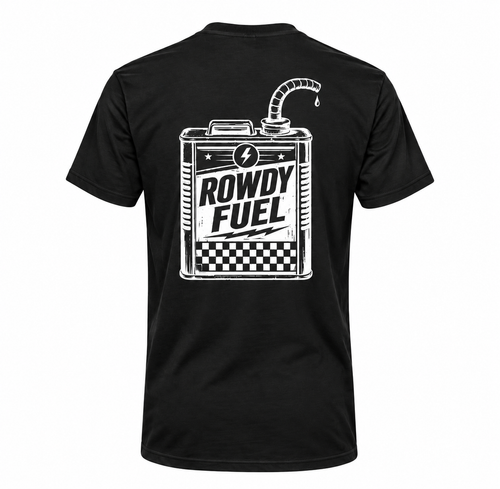 Runnin Rowdy Fuel black Tee