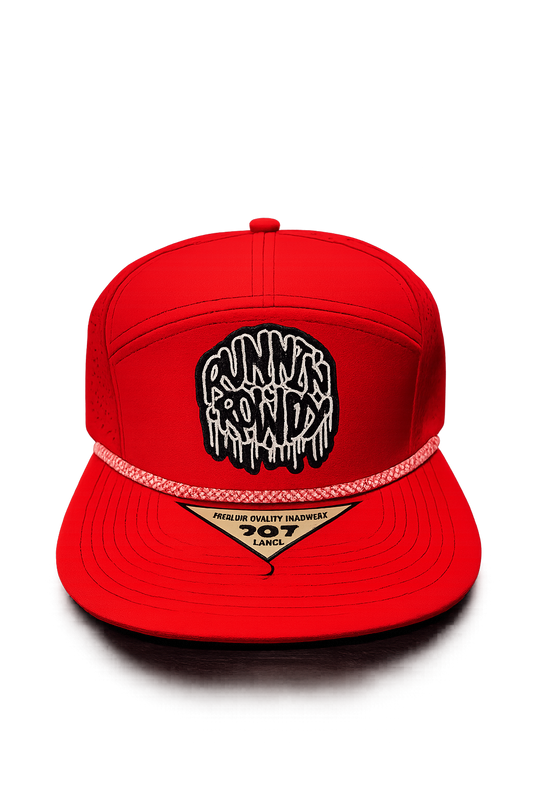 Runnin Rowdy Red Waterproof Hat