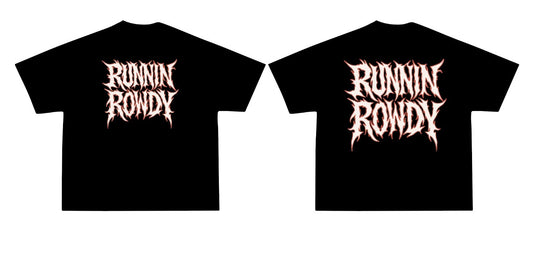 Runnin Rowdy "Inferno Logo" Heavyweight Tee