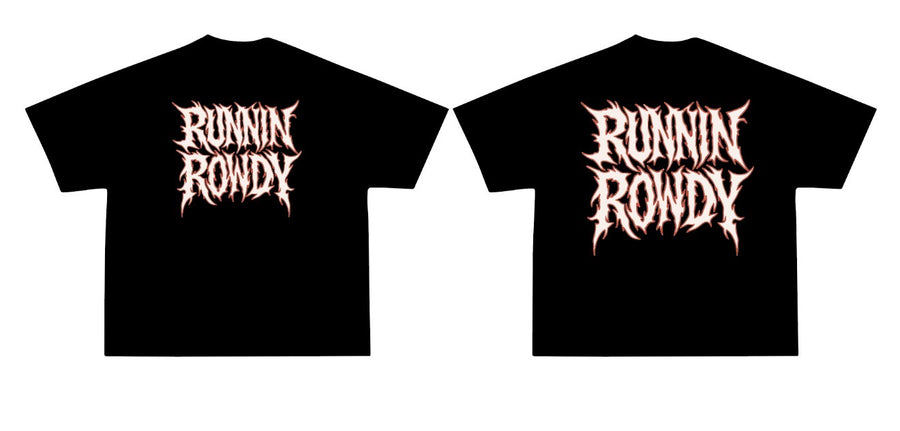 Runnin Rowdy "Inferno Logo" Heavyweight Tee