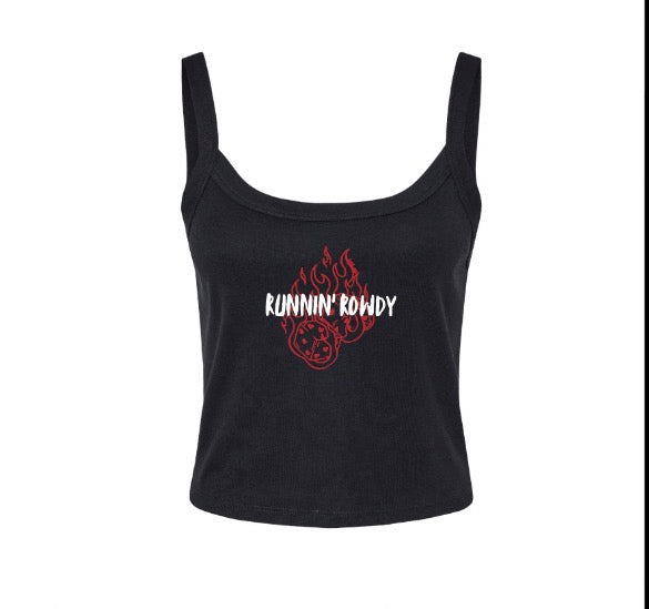 Runnin Rowdy Dice Womens Tank