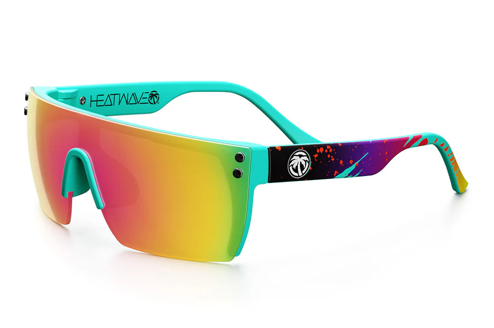 Heatwave Kids Lazer Face Sunglasses: Aqua Splash