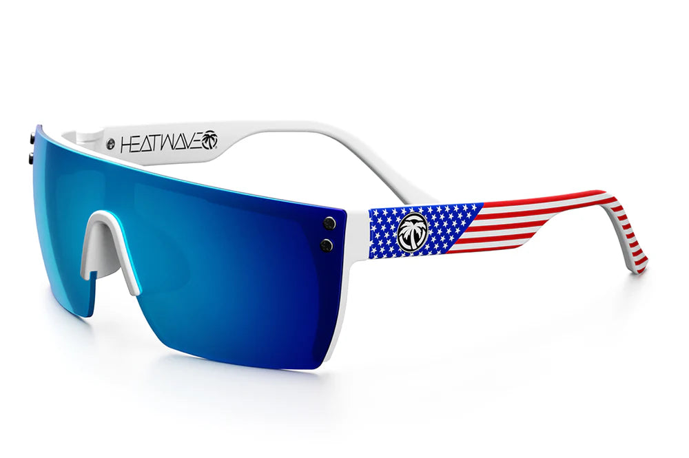 Heatwave Kids Lazer Face Sunglasses: Stars and Stripes