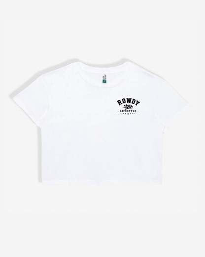 Runnin Rowdy Lifestyle Cropped Tee