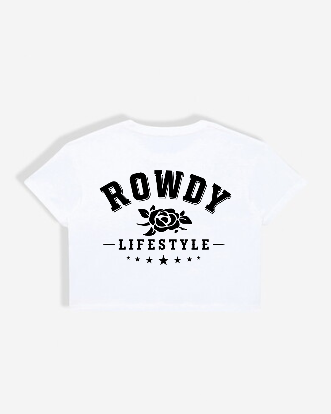 Runnin Rowdy Lifestyle Cropped Tee