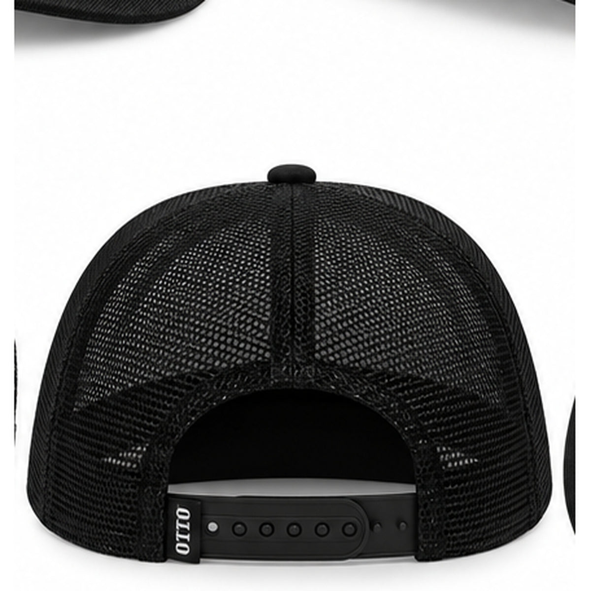 Runnin Rowdy Lifestyle Otto Trucker Hat – Black/Orange
