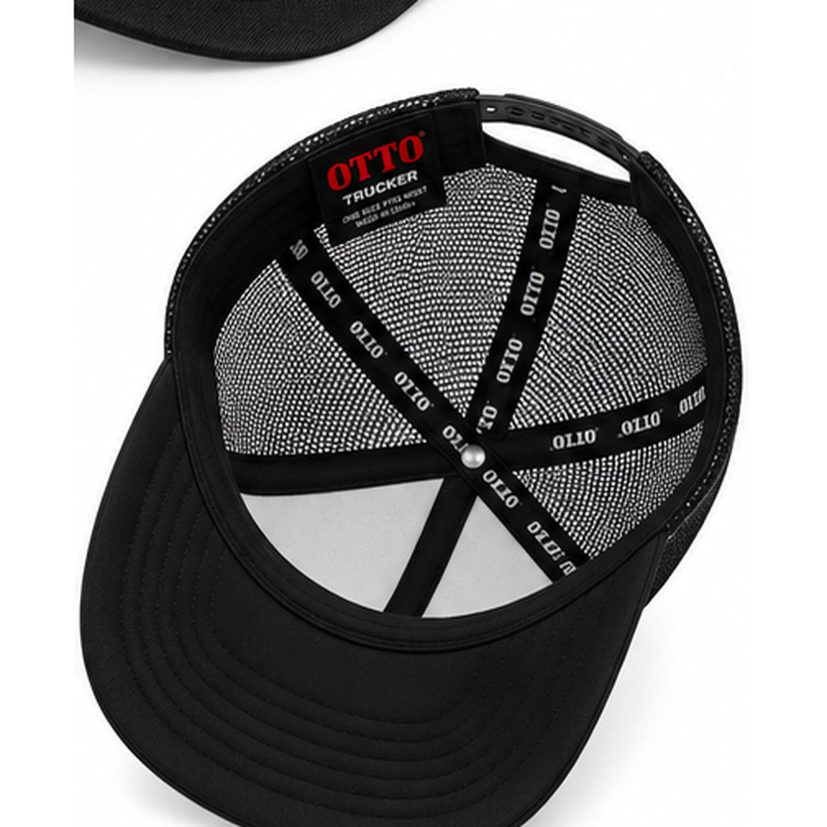Runnin Rowdy Lifestyle Otto Trucker Hat – Black/Orange