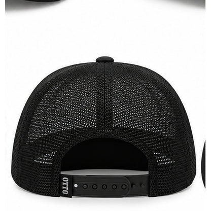 Runnin Rowdy OG Patch Otto Trucker Hat – Black/Yellow