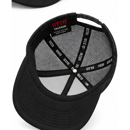Runnin Rowdy OG Patch Otto Trucker Hat – Black/Yellow