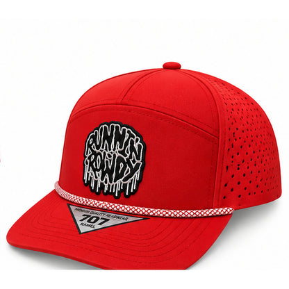 Runnin Rowdy Drip 707 Snapback – Red